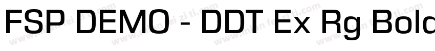 FSP DEMO - DDT Ex Rg Bold字体转换